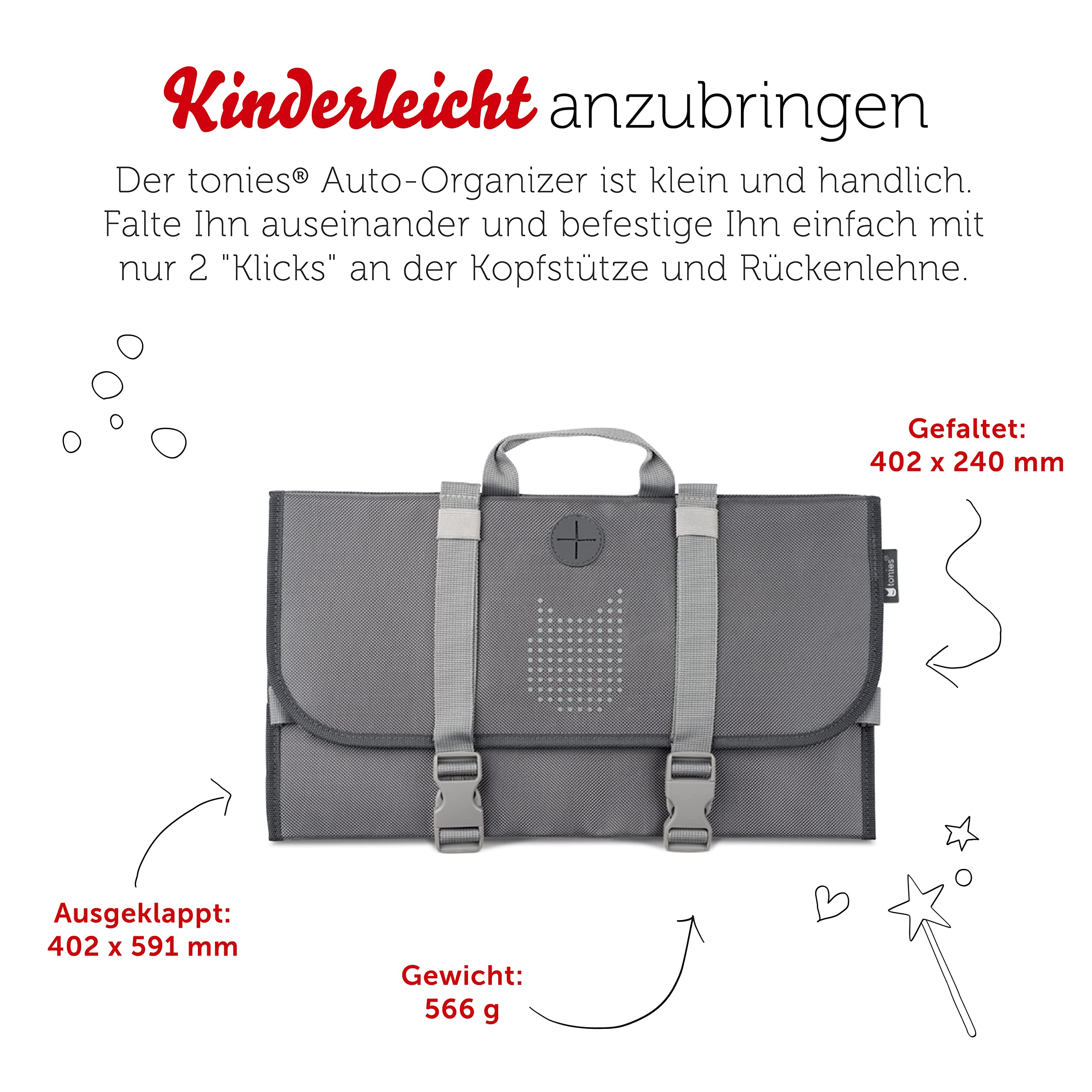 tonies-toniebox-auto-organizer-yeti-tasche-aufbewahrung-auto image 2