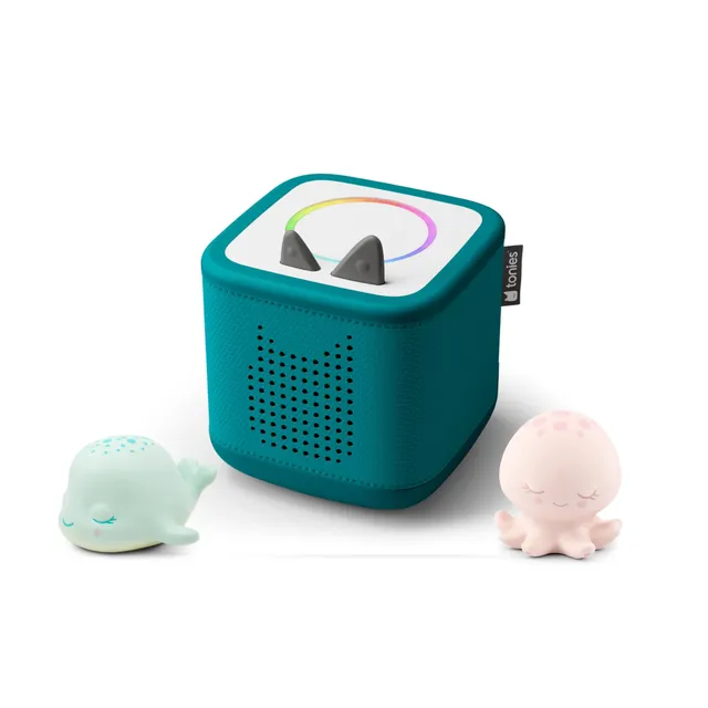 tonies-toniebox-2-schlummerbande-bundle-h-rbox-meeresgr-n-wal-oktopus image 1