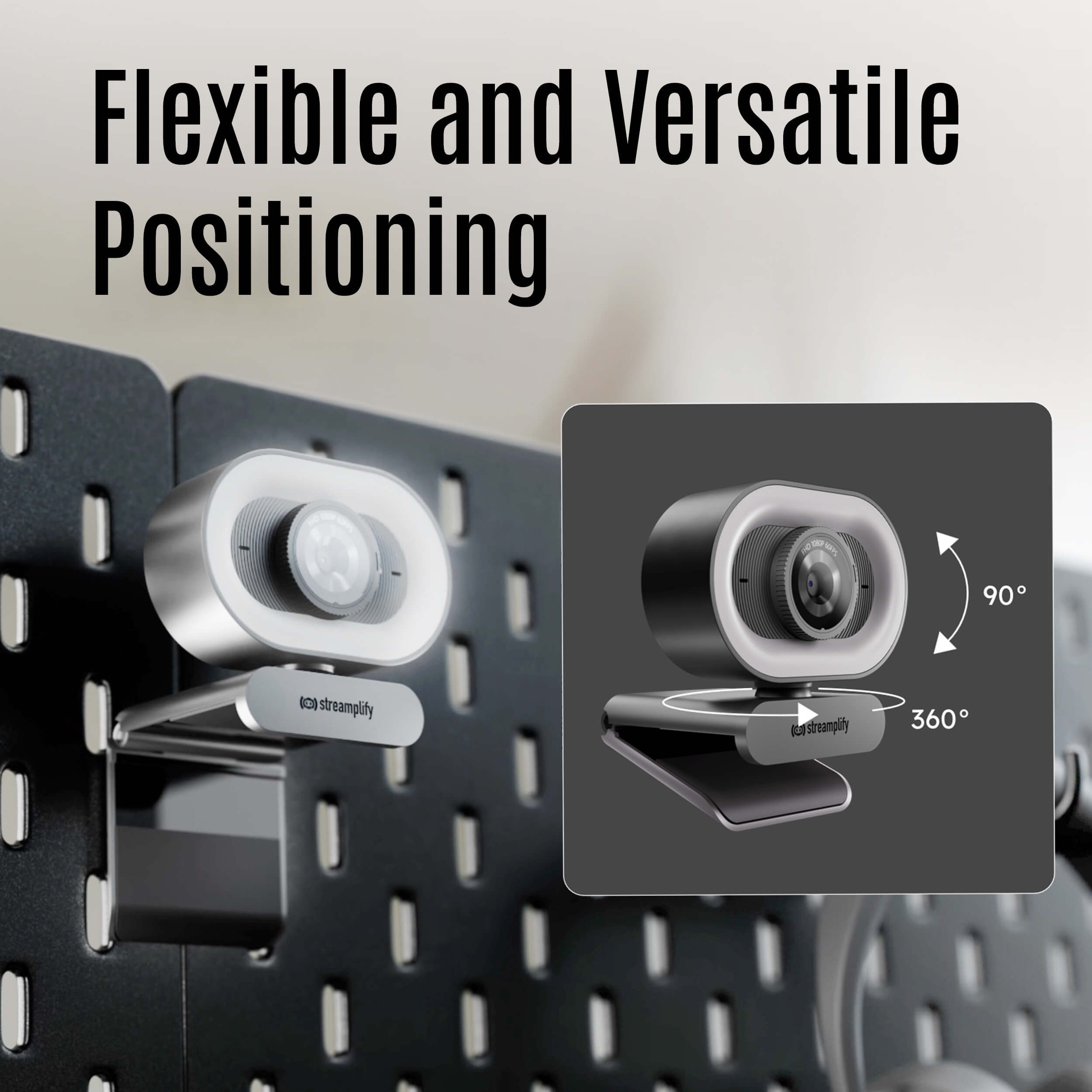 streamplify-cam-plus-webcam-1080p-mit-ringlicht image 5