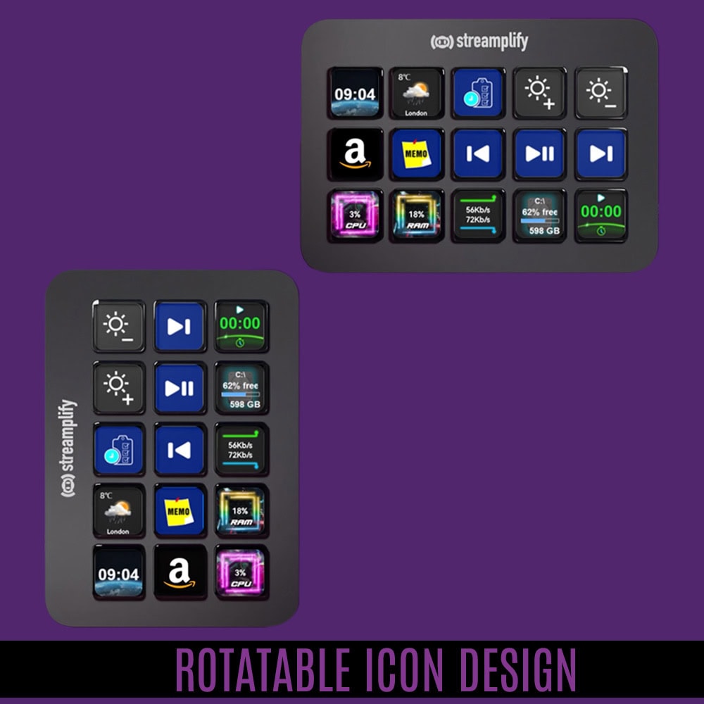 streamplify-streaming-deck-one-controller-15-lcd-tasten image 6