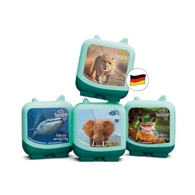 tonies-clever-tonies-tierisch-rekordverd-chtig-4er-set image 1